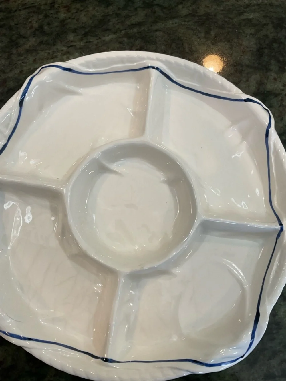 Vintage 1985 Le Bistro by Shafford Chip & Dip